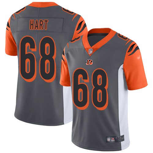 Cincinnati Bengals Limited Silver Men Bobby Hart Jersey NFL Footballl #68 Inverted Legend